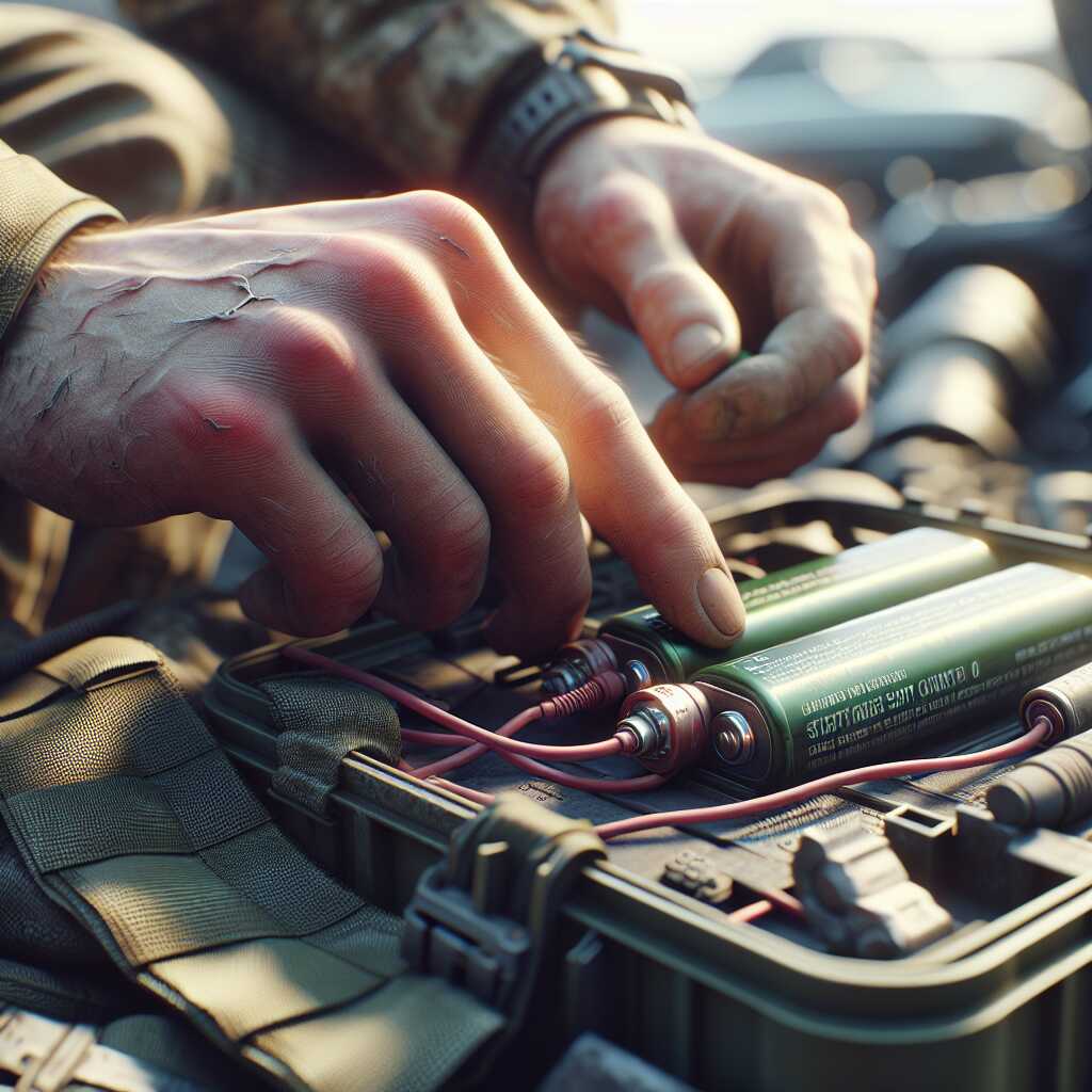 how to safely handle AA batteries outdoors