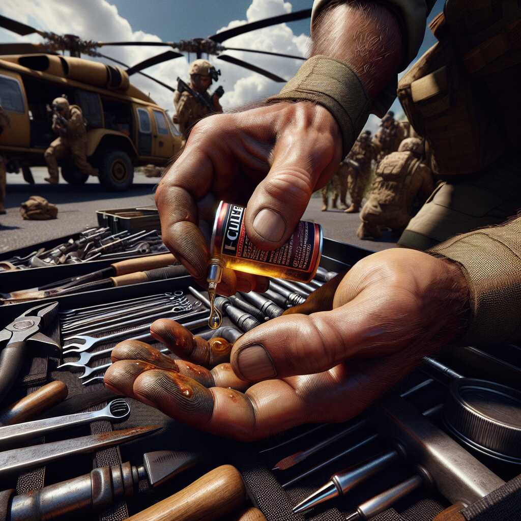 apply cuticle oil to metal tools for storage