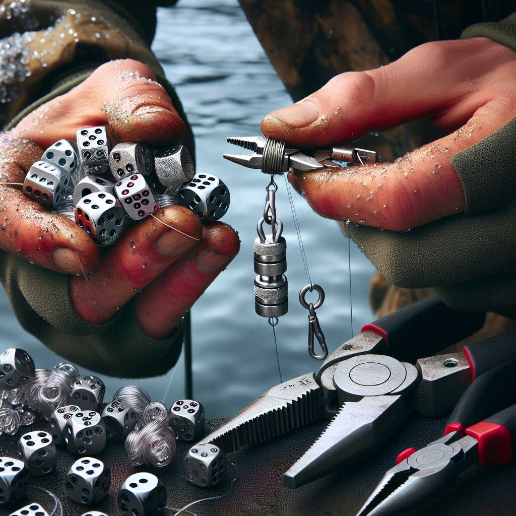 how to make dice fishing sinker
