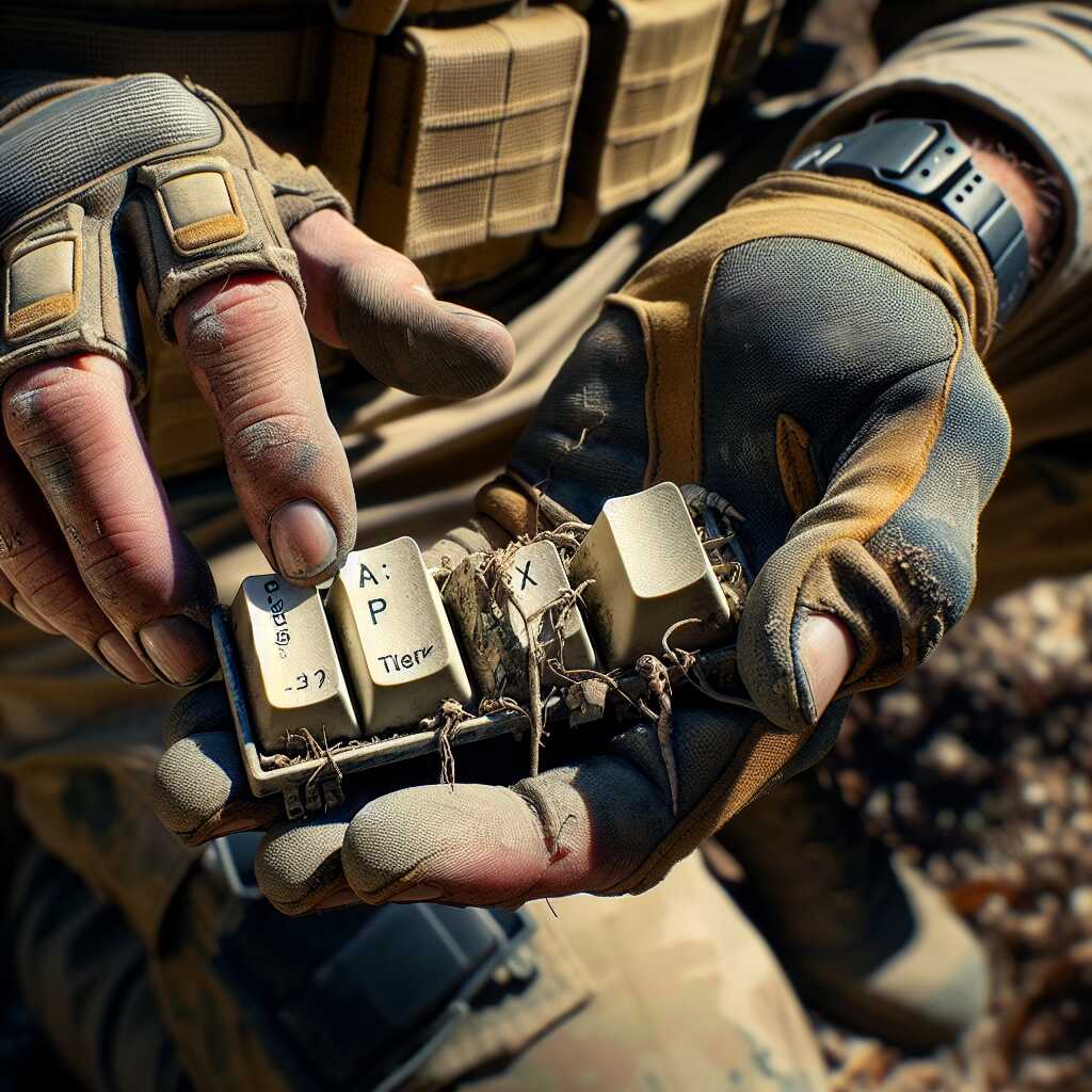 how to attach keyboard key trail marker