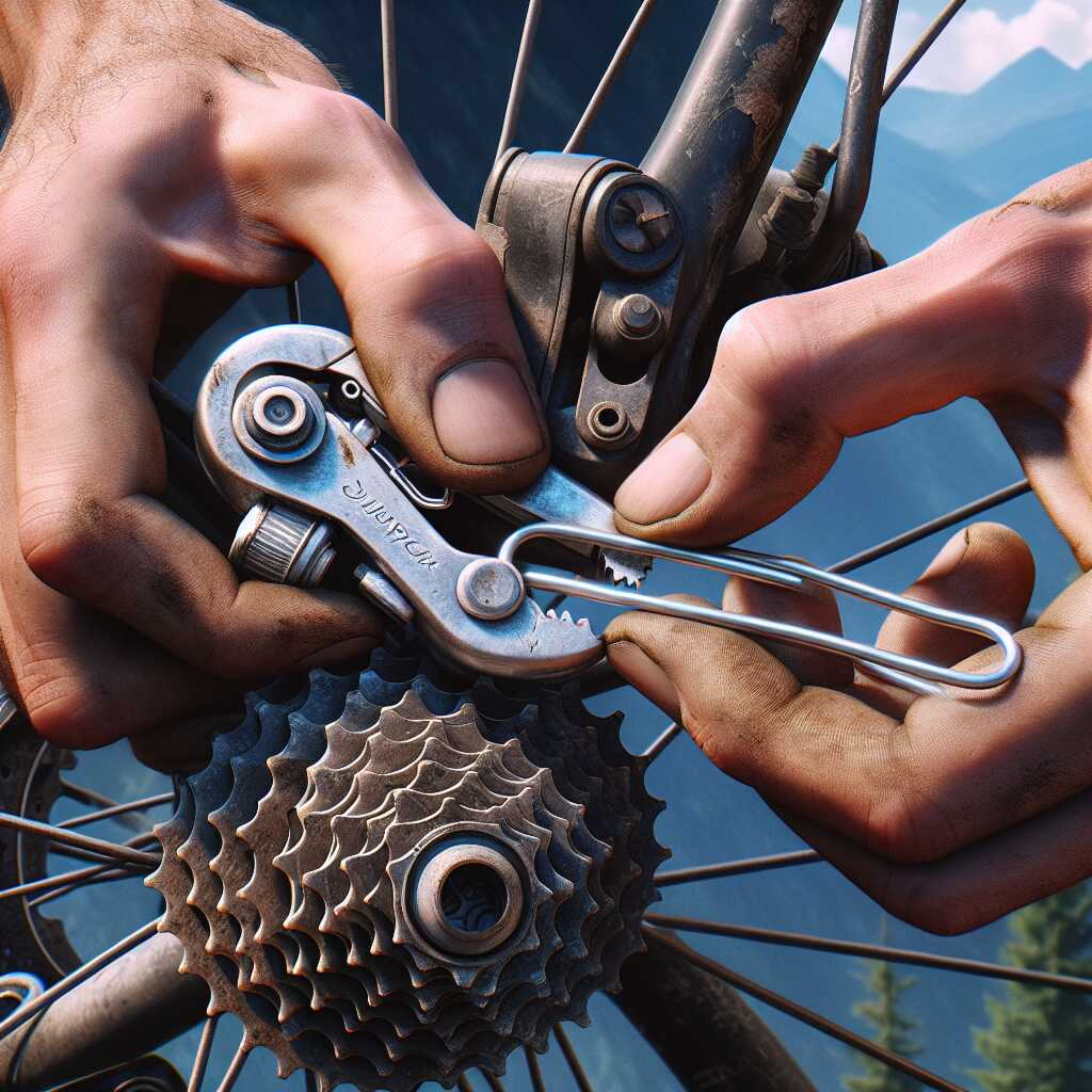 how to fix gear with jumbo paper clip