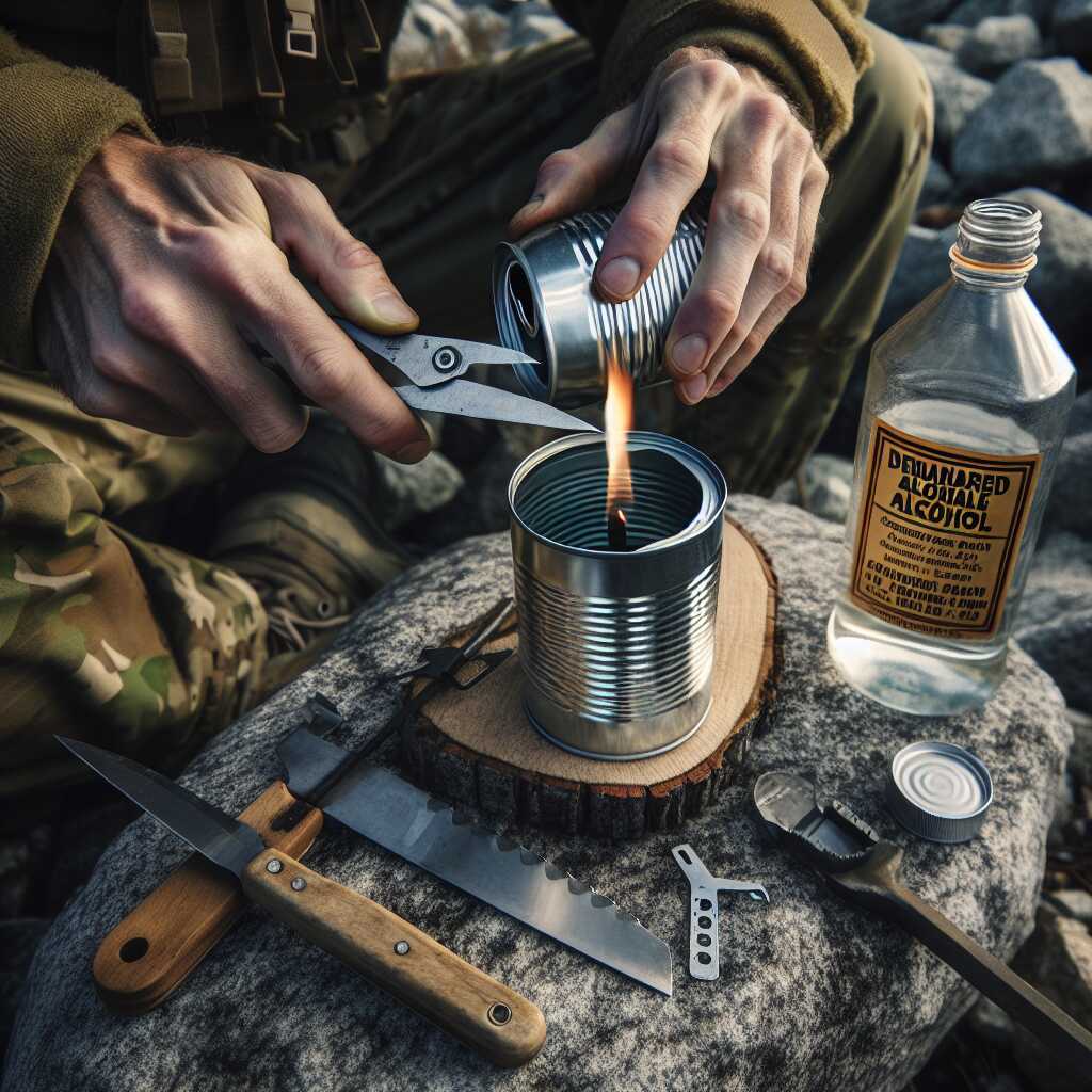 how to make soda can alcohol stove