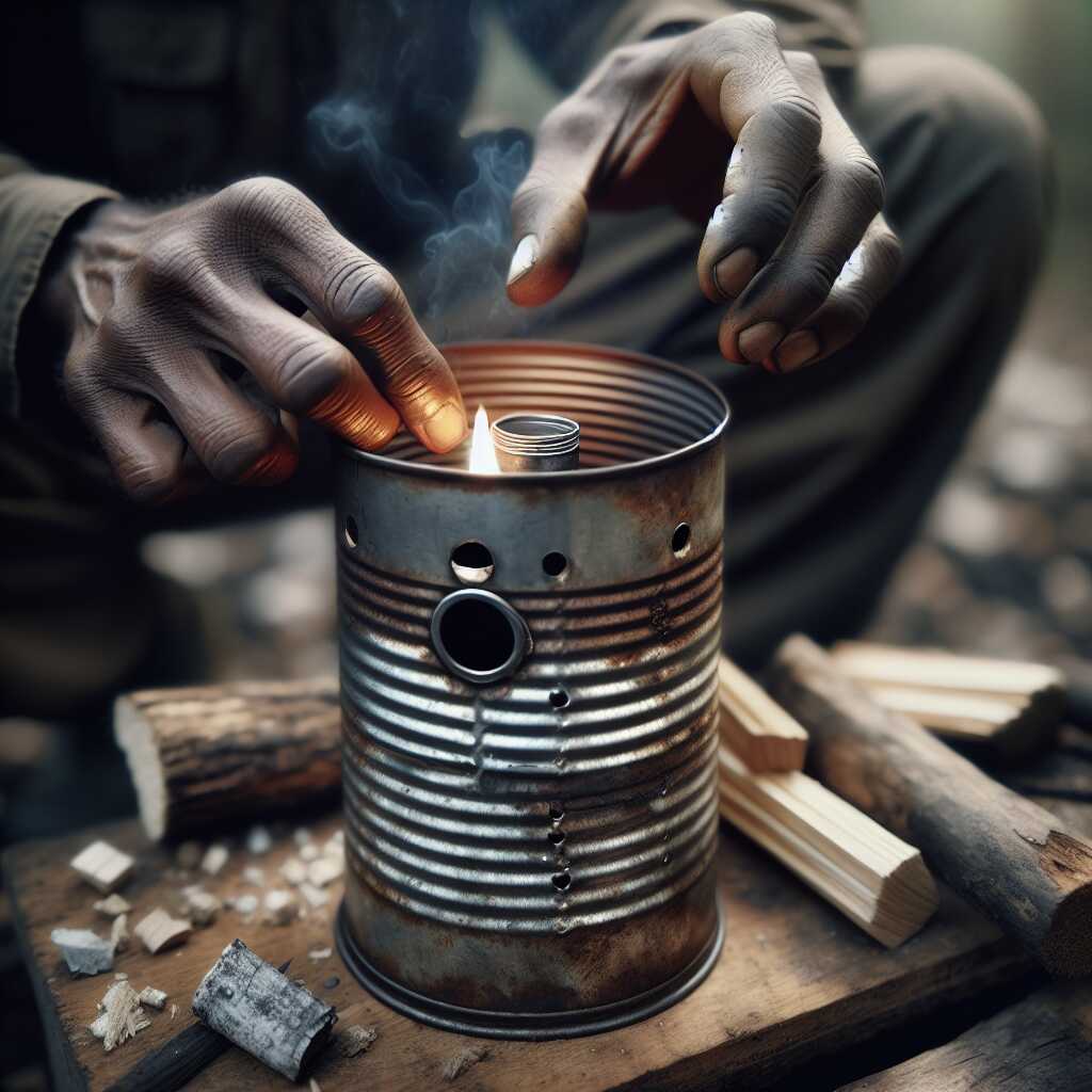 how to build tin can wood gasifier