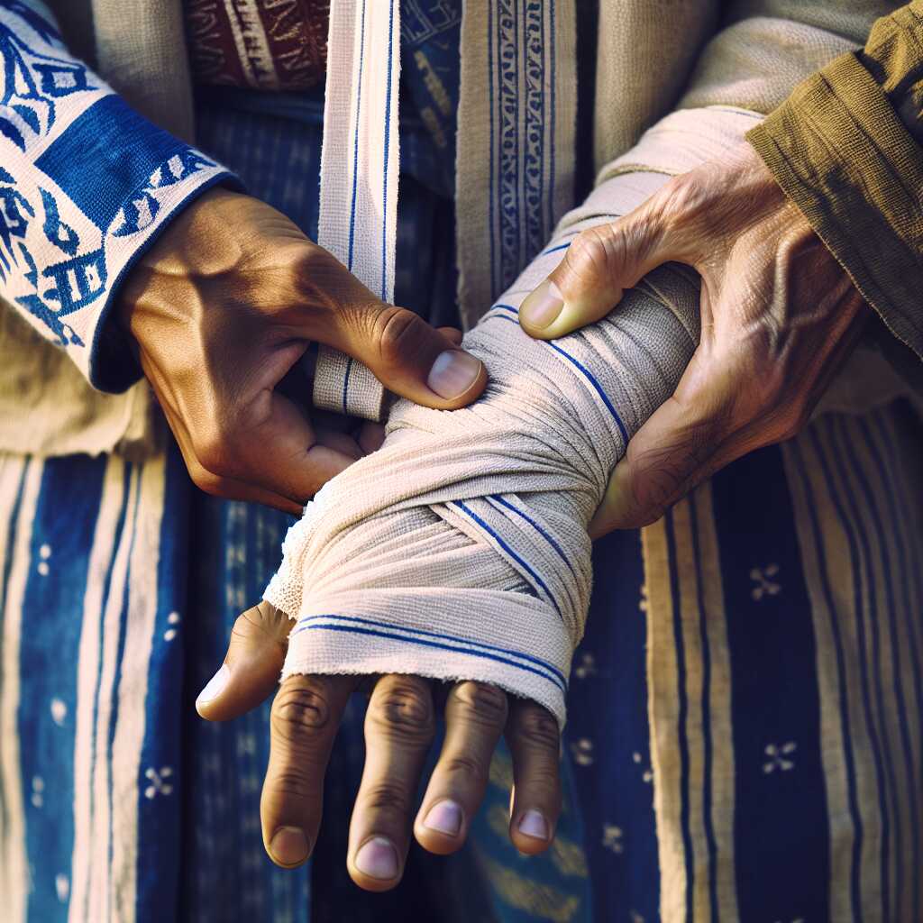 how to make arm sling from towel