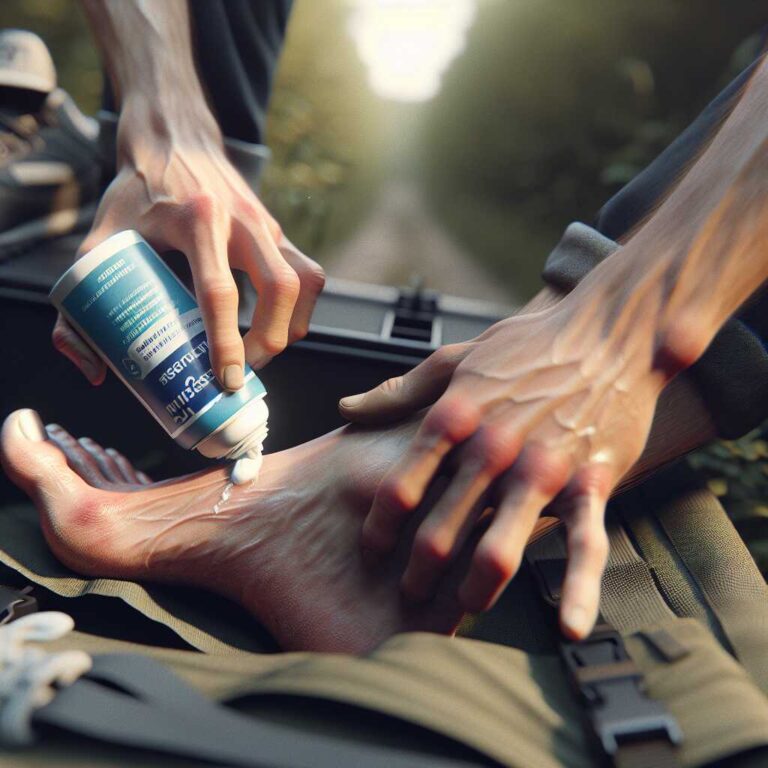Antiperspirant Deodorant: Foot Blister Prevention for Forced Marches