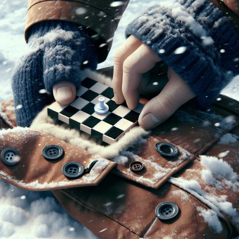 Checker Pieces: Emergency Button Replacements for Winter Clothing