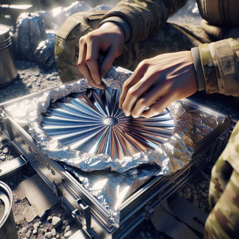 Heavy Aluminum Foil: Parabolic Solar Cooker Construction for Fuel-Free Cooking