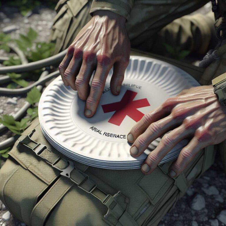 White Paper Plates: Reflective Signaling Devices for Aerial Rescue