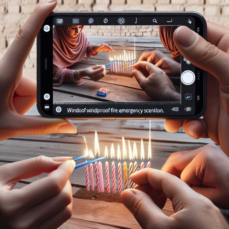 Thin Birthday Candles: Wind-Proof Fire Transfer for Lighting Multiple Points