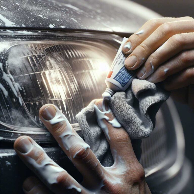 White Toothpaste: Headlight Restoration for Night Driving Visibility
